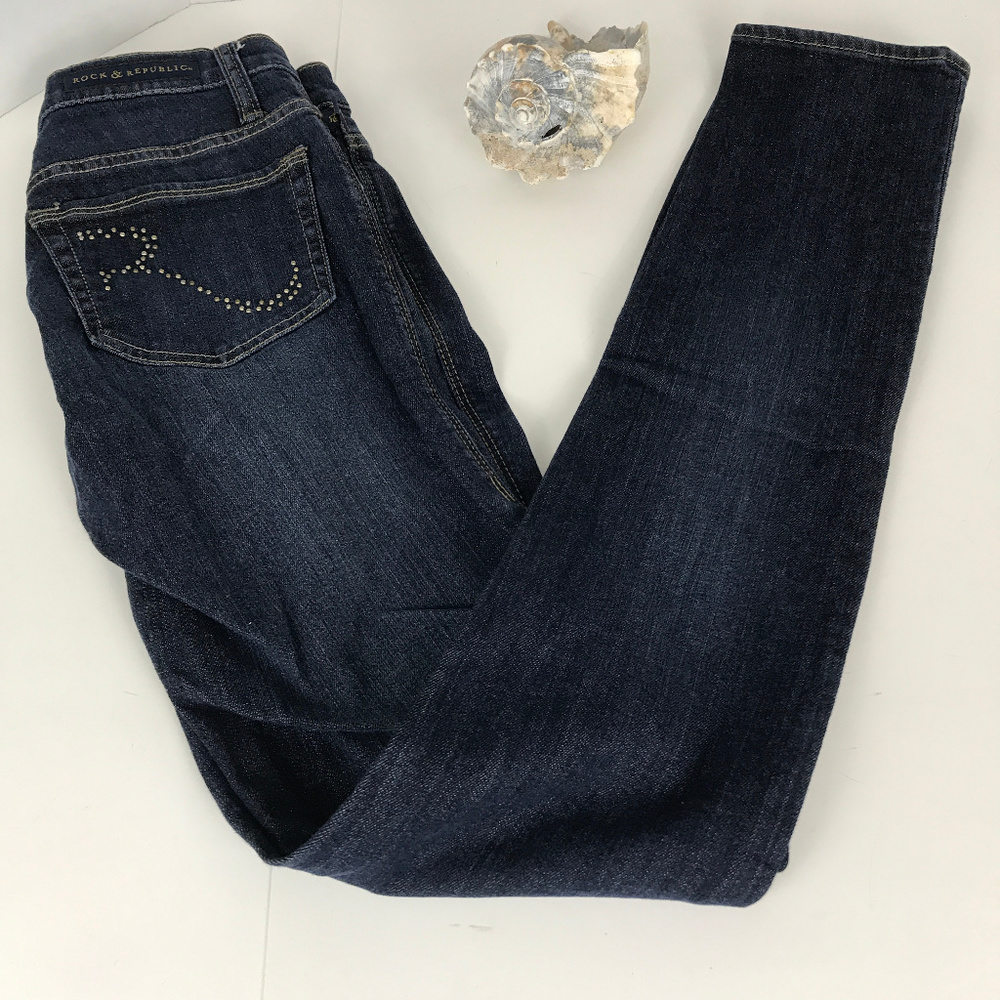 🌴 ROCK & REPUBLIC Sz 0 Berlin skinny